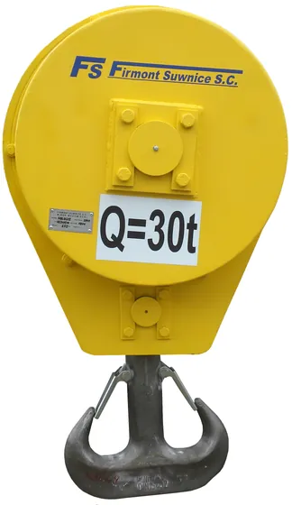 Zblocze hakowe Q=30t – Firmont-Suwnice